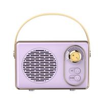 Retro Bluetooth nešiojama kolonėlė Maža belaidė stereo, Garsus garsas TF kortelės lizdas ir MP3 grotuvas Android įrenginiams 4.5" žalia