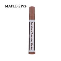 Atkurti medines grindis sugadintas dekoro pleistras dažų rašiklis žymekliai užpildų pagaliukai baldai įbrėžimų taisymas MAPLE-2Pcs