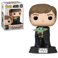 POP! Star Wars: The Mandalorian - Luke Skywalker with Grogu (Baby Yoda) Vinyl Bobble-Head #482