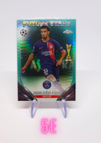 Warren Zaïre-Emery, Paris Saint-Germain - Future Stars 2023-24 Topps Chrome UEFA Club Competitions
