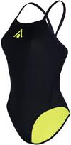 Women's swimwear aqua sphere essential tie back black/yellow l - uk36