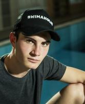 Swimaholic trucker cap black