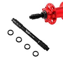 Thru Axle Hubs 12 To 9mm 110 135 142 148mm 15 To 9 100 110 Mm Aluminum Alloy Release Conversion Shaft for MTB Front Rear Wheel 12 To 9 148mm Red