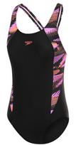 Speedo hyperboom splice muscleback black/purple 128cm