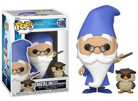 POP! Disney The Sword in The Stone - Merlin with Archimedes Vinyl Bobble-Head #1100