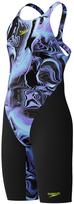 Speedo fastskin endurance+ max openback kneeskin girls blue 128cm