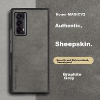 Honor Magic V2 telefono dėklas, Magicv2 apsauginis dangtelis, Kairysis ir dešinysis sulankstomi ekranai, Huawei atsparus smūgiams odinis dėklas, Grafito pilkos spalvos