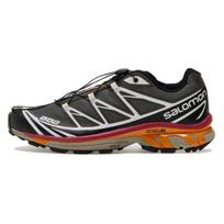 SALOMON XT 6 Low top Casual Trail Running Training City Commuting Running Shoes Unisex Gray L47305600 36 black