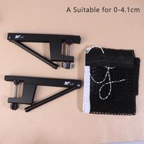 Standard Clip-On Type Table Tennis Mesh Net Professional Ping Pong Table Net Rack Kit Accessories Table Tennis Sports Equipment B gray