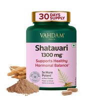 VAHDAM Shatavari Capsules | Menopause, Lactation, Postnatal Recovery & Hormonal Balance | 5X More Potent than Regular Powder | Dual Spectrum For