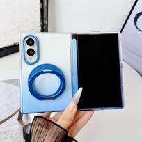 360-Degree Metal Rotating Magnetic Holder Case For Samsung Z Fold 8 Ultra fold8 Galaxy Z Fold 7 6 5 Transparent Gr Protect Cover Galaxy Z Fold 8 auksas