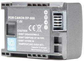 Vaizdo kameros akumuliatorius Canon BP-808, 890mAh