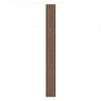 Akustinės sienų plokštės, 240x20x2.1 cm, riešutas, MDF