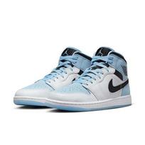 Air Jordan 1 Mid SE Ice Blue White Black Retro Sneakers DV1308-104 EU 44 mėlyna/balta