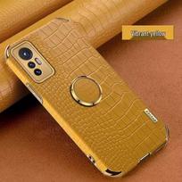 Xiaomi 13 Ultra & Redmi K60 Crocodile Pattern Phone Case with Magnetic Ring Redmi Note 12-5G foreign/POCO X5 precision geltona
