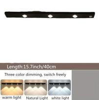 Led juosta su judesio davikliu, 40 cm, juoda