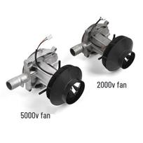 Stovėjimo šildytuvo degimo ventiliatoriaus ir variklio mazgas 5kW/2kW 2000W 12V Fan gray