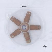 Brainrot Italian Tung Sahur Tralalero Tralala Ballerina Cappuccina Fidget Spinner Antistress Hand Spinner Stress Easing Toy gray