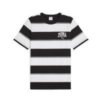 PUMA laisvalaikio marškinėliai vyrams PUMA CLASS Striped Tee PUMA Black - 68465701, juodi