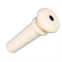 Acoustic Guitar Tailnail Peg Replacement Synthetic Plastic Bass String End Pin Button for Strap Fixing white