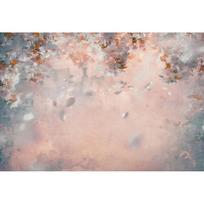 Spring Pink Flowers Backdrop Glitter Light Bokeh Floral Cherry Blossom Newborn Baby Portrait Photography Background Photo Studio Vinyl 150x100cm beige