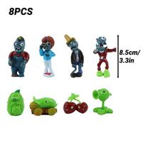 Plant Vs. Zombie Cake Decoration 8.5cm Not Suitable For International Trade gray
