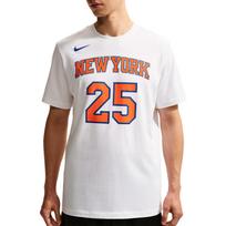 Nike NBA New York Knicks 25 Casual Cotton T-Shirt Men tops DR6389-107 S gray