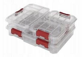 Qbrick Regular Organizer Compact Set 1 T - 4 skaidrūs organizatoriai