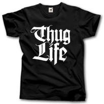 Simple Fashion Hip Hop Rap 2pac Tupac Thug Life TShirt Summer Cotton Short Sleeve ONeck Unisexs T Shirt New S3XL S įvairiaspalvis