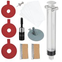 Rinkinys priekinio stiklo remontui Rivex R060, 14 dalių