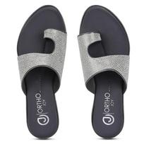 Ortho Joy Doctor Fancy Slipper For Women || Orthopedic Women'S Fashionable Slipper 5 UK pilka