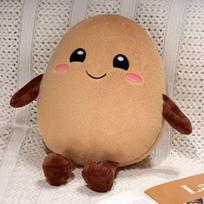Mielas bulvių pliušinis žaislas Daržovių bulvių maišelio pakabukas Minkšta bulvių pagalvė Raminanti lėlė Ūkio žaislai Vaikų gimtadienio dovana 30cm brown