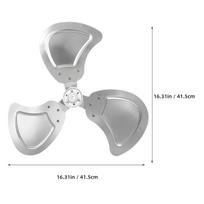 2-Pack Aluminum Fan Blades Replacement for Floor Standing Pedestal Fans Industrial Commercial Quiet Low Noise Efficient Airflow