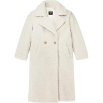 UGG Gertrude ilgas teddy paltas moterims 1120631-WHITE XXS white