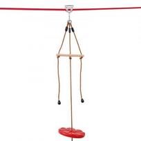Zipline rinkinys, 100x10x10 cm, Lauko žaidimų aikštelė, Nailoninis saugos diržas