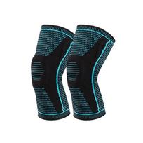 Silicone Support Spring Knee Pad - Thickened, Shock-Absorbing Fitness Protection L - Single mėlyna