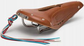 Brooks B17 Carved Laced medinis balnelis, oda, medaus spalvos