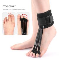 1PCS Orthopedic Toe Corrector – Adjustable Hallux Valgus and Hammer Toe Protector for Foot Care black