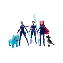 Anime K Pop Demon Hunters Figure - Rumi Mira Zoey Tiger Figurine Toy for Kids Desk Decor Statues Ornament Collectible blue