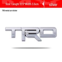 Compatible with Toyota Reiz, Camry, TRD, and Avalon stickers, emoticons, and metal emblems. gray