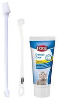 Trixie Dental Hygiene Set for cats dantų priežiūros rinkinys katėms