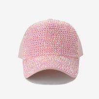 Cokk Sequin Rhinestone Baseball Cap Women Snapback Hats For Women'S Cap Adjustable Baseball Hats Bone Casquette Dad Hat Female black