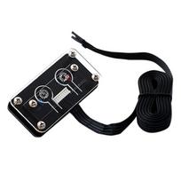 Transparent PC Power Switch Remote Switch Extended Cable External Power Supply DIY Acrylic Power Button Desktop Computer black