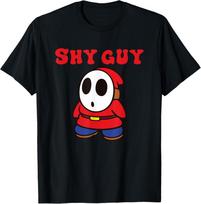 Super Mario Bros Shy Guy Paprastas Retro Nintendo Iconas Marškinėliai XXXL red