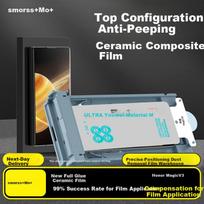 Instant Dust Removal Case Protection Honor Magic V3 Phone Screen Protector, Honor Full Adhesive Ceramic Film, Non-Tempered Soft Film, Anti-Fingerprint