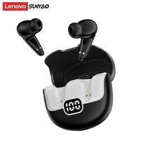 Lenovo LE235 TWS Gaming Earbuds,2.4G Dongle&Bluetooth 6.0 Dual‑Mode,ANC Noise Cancelling,Low Latency,Touch Control Headset for PC Xbox Switch Phone juoda