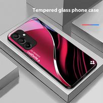 Tamsiai mėlynas madingas dėklas telefonui Samsung Galaxy A15 5G 54 4G 51 50 24 35 90 71 12 51 53 52S 80 22 34 Juodas grūdintas stiklas For Samsung A34 5G black
