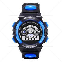 Children Watch Sport Kids Watches Silicone Strap Waterproof LED Digital Watch For Kid Children Student Girl Boy Wristwatch Clock black