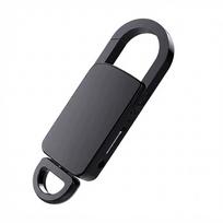 Mini diktofonas 16GB, balso aktyvacija, metalinis, pakabinamas ant raktų, OTG