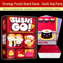 Vaikams skirta edukacinė žaidimas Sushi Go! Tėvų ir vaikų suši šunų stalo žaidimas